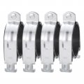 Uxcell Rubber Cushion Strut Clamp 4pcs 3-35 64 Cushioned Rigid Steel Pipe For Mounting Pex Tubing To Channels