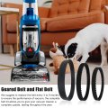 Belt Set For Bissell Proheat 2x Revolution Pet Pro 20076 2283 Replace Rubber Black