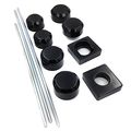 Black Aluminum Fork Axle Caps Covers For 96-05 Suzuki Gsxr 600 750 01-04 1000