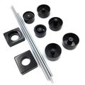 Black Aluminum Fork Axle Caps Covers For 96-05 Suzuki Gsxr 600 750 01-04 1000