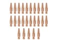25 Pack Tapered Contact Tip 11t-35 035 In For Lincoln Magnum 100l And Tweco Mini 1 Mig Welding Guns 