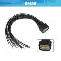 X Autohaux 2 Pcs Halogen Headlight Wire Harness Connector Pigtail 68364272aa For Dodge Charger 2015 2016 2017 2018