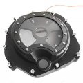 Smt-blue Led See Through Engine Clutch Cover Compatible With Kawasaki Zx14r Zzr1400 06 13 Black Motorcycle B01m26sv31