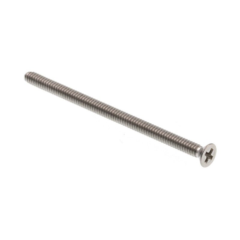 Machine Screws Flat Head Phillips Drive 4-40 X 2 In Grade 18-8 Stainless Steel 25 Pack Model