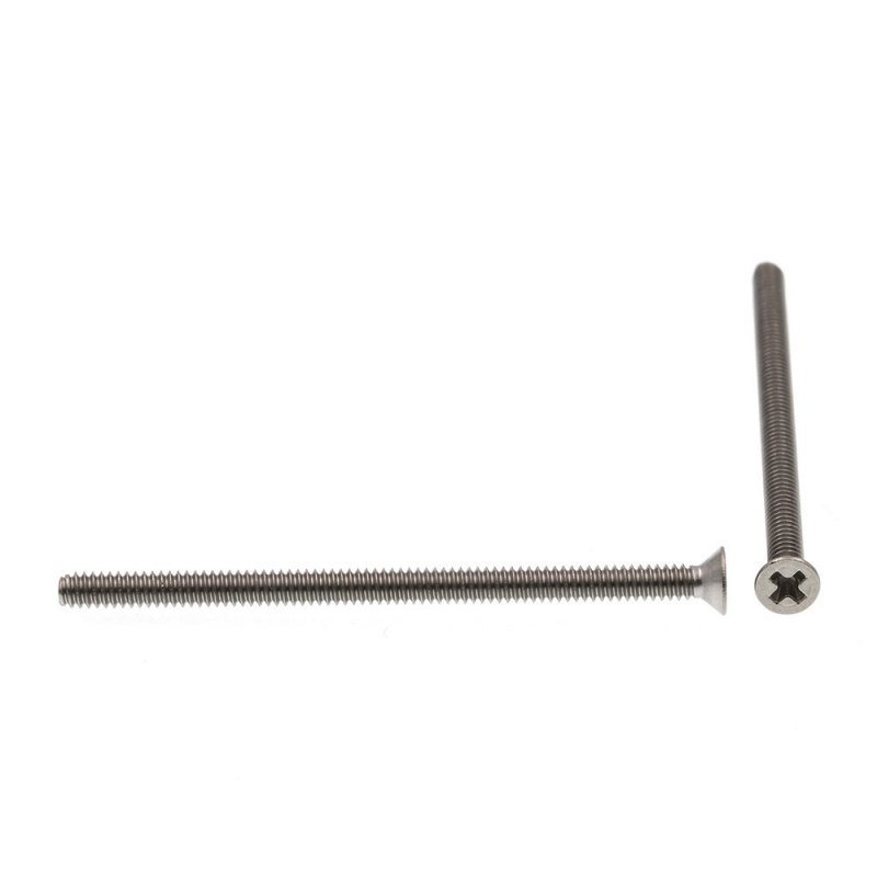 Machine Screws Flat Head Phillips Drive 4-40 X 2 In Grade 18-8 Stainless Steel 25 Pack Model