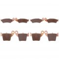 Ocpty Front And Rear Brake Pads For Honda Crf250r 2004-2014 Cr125r 2002-2007