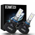 Beamtech 9006 Led Fog Light Bulbs S1 Series Fanless 10000lm 50w 6500k Cool White 2 