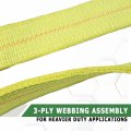 Boxer Tow Straps V Bridle 3a X 24a With Rtj Cluster Hooks Recovery Strap Rollback Car Hauler Towing A B S 16 200lbs