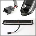 Auto Dynasty C-tube 3d Stripe Driver And Passenger Side Black Housing Led Tail Lights Bundle High Mount Center Stop Third Brake