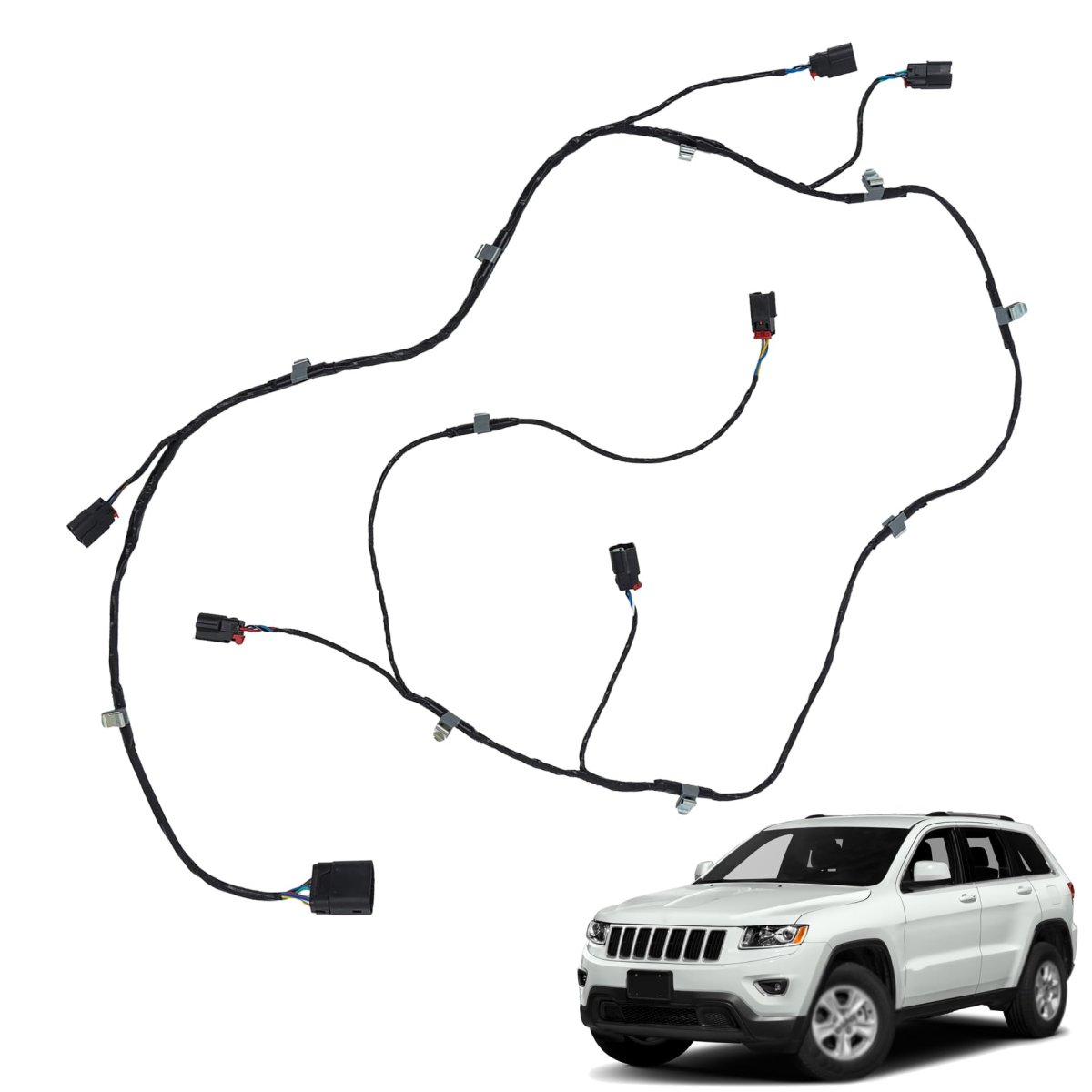 Front Fascia Wiring Harness Replacement For Grand Cherokee 2016-2022