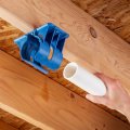 Rockler Dust Right Hose Pipe Cradles 4 Diameter 2-pack Reinforced Abs Collection Clamp Support Brackets For Pvc Tubing Ductwork 