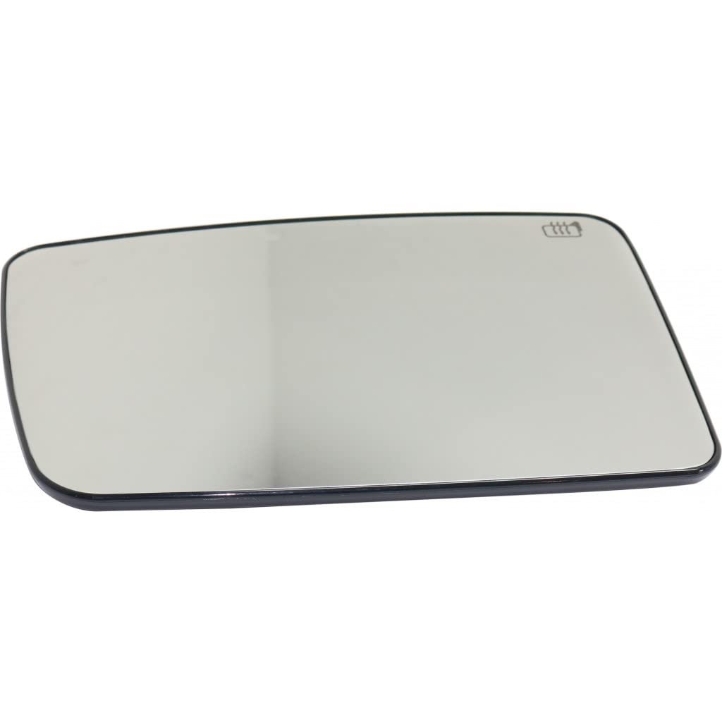 Heated Passenger Side Mirror Glass For Ford Expedition 2003 2004 2005 2006 Convex With Backing Plate Part Number 2l1z17k707ab