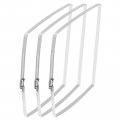Rectangular Hose Clamps 16 X 8 304 Stainless Steel Square Duct Pipe Clamp For Ducting Securing Cable And Bridge Project 