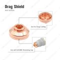 60389c 60485 For Pt-60 Ipt60 Plasma Cutter Torch Consumables 2pcs