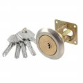 Uxcell Garage Door Security Brass Tone Tapered Ned Lock W Keys 