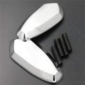 Xkh- Motorcycle Motor Mirror Block Off Base Plates Compatible With 1999-2007 R6 Yzf-r6 Yzfr6 Chrome B00y44jub8