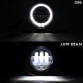 Sautvs Led Low Beam Headlights With Halo Ring Drl For Can-am Outlander 500 650 800 850 1000 Xmr Std Xt Xt-p 2012-2022