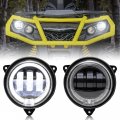 Sautvs Led Low Beam Headlights With Halo Ring Drl For Can-am Outlander 500 650 800 850 1000 Xmr Std Xt Xt-p 2012-2022 