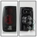 Acanii For Black Smoke 1989-1995 Toyota Pickup 2wd 4wd Tail Brake Lights Left Right