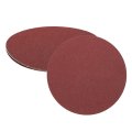 5pcs 8-inch Psa Sanding Discs 100 Grits Aluminum Oxide Self Adhesive Stick Back Sandpapers No-hole Round Wet Dry Sander Papers 