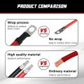 4 Awg Pure Copper Battery Inverter Cable Set 3ft Gauge Wire With 5 16 In Lugs For Automotive Solar Marine Boat Rv Car