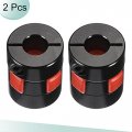 Uxcell Shaft Coupling 8mm To Bore L25xd20 Aluminum Alloy Flexible Coupler Joint For Servo Stepped Motor Pack Of 2