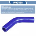X Autohaux 1 Pcs 19-22mm 0 75 -0 87 Id 90mm 3 54 Length 45 Degrees Blue Car Silicone Hose Coolant Universaautohaux 1 Pcs
