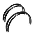 Fender Flares For Tesla Model Y 2020 2021 2022 2023 2024 Wheel Opening Molding Arch Trim 4pcs Glossy Black 