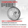 Auto Dynasty Pair Of Clear Lens Bumper Driving Fog Lights Wiring Kit Switch Compatible With Gmc Sierra 1500 2500 3500 07-14