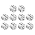 10pcs Stainless Steel Spacer 2 Bore X 1 Od 5 8 Length Screw Bushing Plain Finish Round Metal For M12 Screws Bolts And Rods 