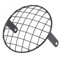 Cafe Racer Headlight 8 Motorcycle Grill Mesh Cover Side Mount Universal Mask For Black 