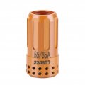 Salutuya 220857 Plasma Cutter Swirl Ring Torch Consumable Accessory For Carbon Steel Stainless Retaining Cap Max45-105 Cutting
