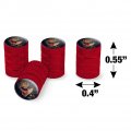 T-rex Dinosaur Ripping Valve Stem Caps For Tire Rim Wheel Aluminum Red