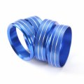Car Interior Accessories Air Conditioner Audio Switch Decorative Ring Button Cover For Ford F150 2016 2017 Xlt 4pcs-blue A
