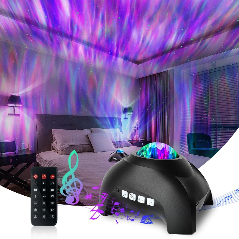 Star Projector Togave Aurora For Decor With Bluetooth Speaker And White Noise Light Night Galaxy Kids Adults Gaming Room Home