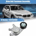 X Autohaux Drive Belt Tensioner Assembly For Bmw 228i 320i 328i 528i X1 X3 Z4 X4 11287594969 Metal Black Silver Tone