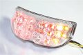 Httmt Mt309- Led Tail Brake Turn Signal Light For Fazer Fz1 2006 2007 2008 2009 2010 Clear 