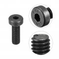 Uxcell M4x12mm Hex Socket Thin Head Cap Screw Bolts 12 9 Grade Carbon Steel 50pcs