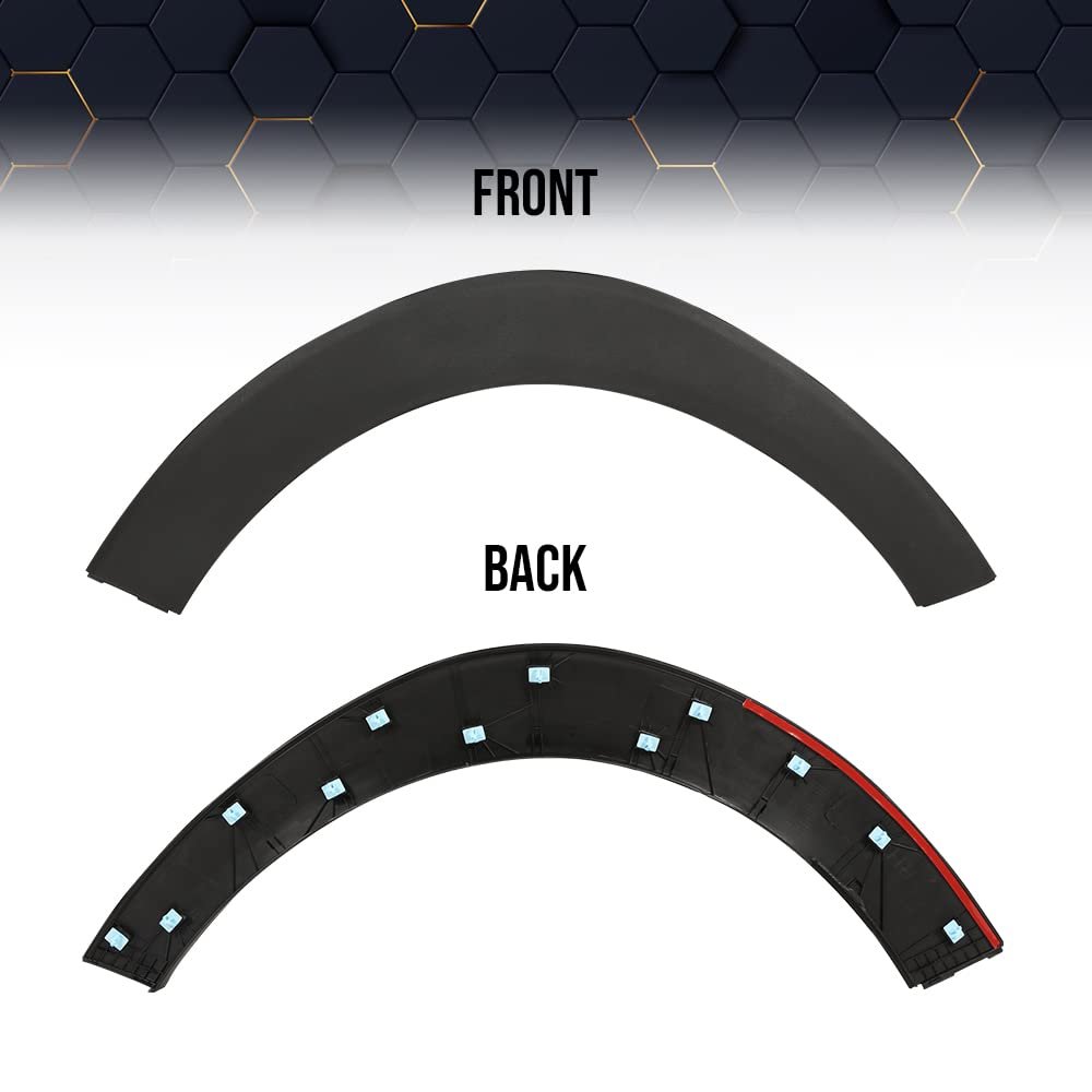 Front Right Fender Flare For Hyundai Tucson 2016 2017 2018 2019 2020 Passenger Side Wheel Arch 87712d3000ca Black Pp Material