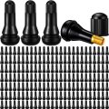 Tallew 300 Pieces Tr413 Valve Stems Tubeless Bulk Rubber Snap-in For 0 453 Inch Rim Holes Black Standard Length Replacement 