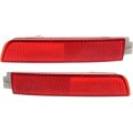 Rear Reflector Pair For Nissan Sentra 2013 2019 Driver And Passenger Side Red Lens Ni1184100 Ni1185100 26565 5c000 26560 