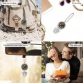Day Of The Dead Halloween Cat Sugar Skull Car Pendant Rear View Mirror Hanging Accessories Interior Rearview Necklace For