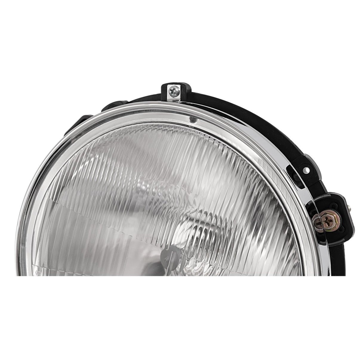 Halogen Headlight Pair With Bulbs For Mack Cv713 Truck Clear Lens Chrome Housing Front Driver And Passenger Side Mo-5646