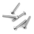 170pcs M4 Stainless Steel Ss304 Hex Socket Button Head Bolts Screws Nuts Assortment Kit With Storage Box
