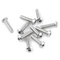 170pcs M4 Stainless Steel Ss304 Hex Socket Button Head Bolts Screws Nuts Assortment Kit With Storage Box