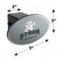 Lake Erie College Primary Logo Oval Tow Hitch Cover Trailer Plug Insert 2