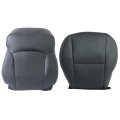 Driver Bottom Top Perforated Leather Seat Cover Black For Subaru Forester 2014 2015 2016 