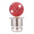 Atmomo Red Crystal Car Cigarette Lighter Bling Rhinestone 12v Fits Most Vehicles 