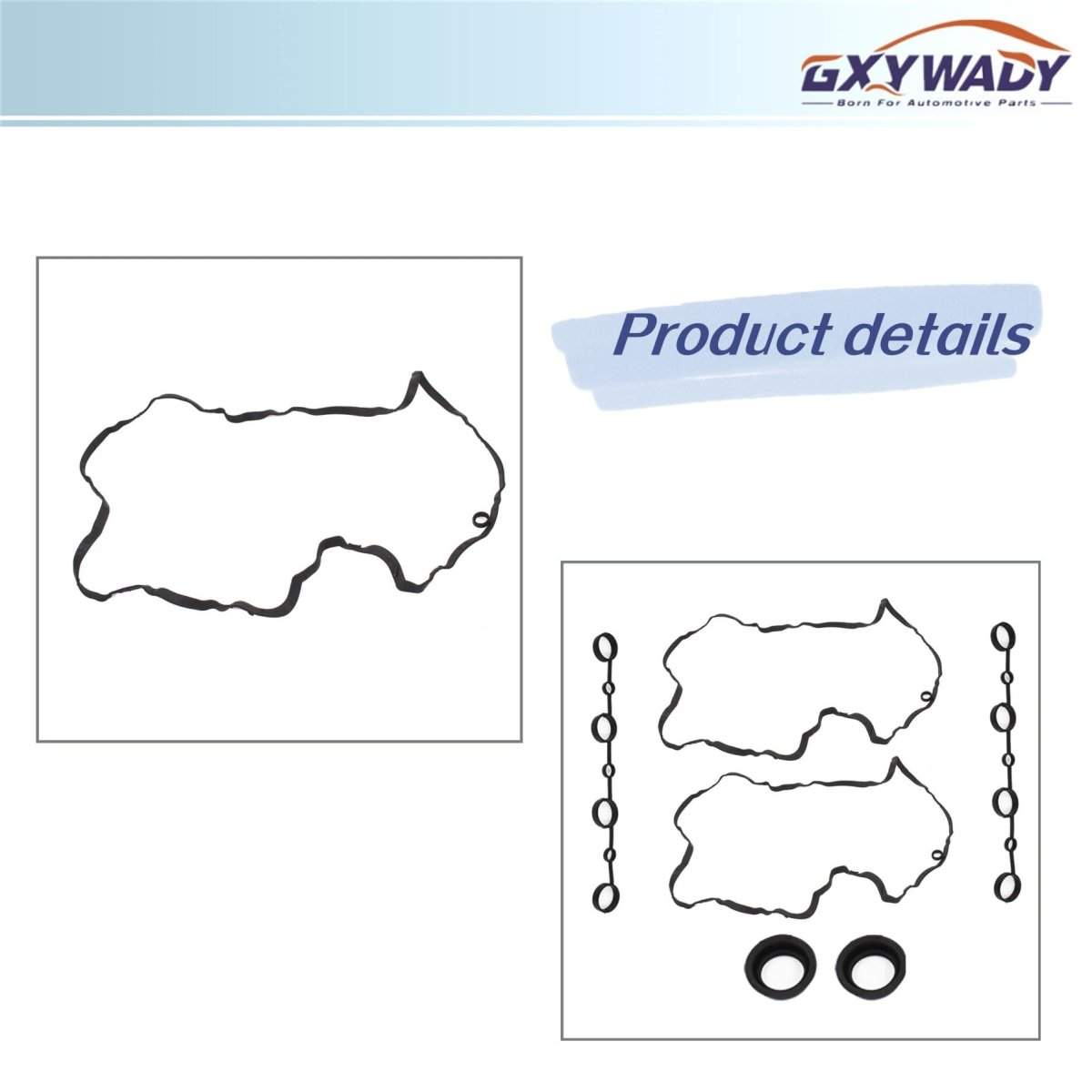 Valve Cover Gasket Set And Spark Plug Seals For Cayene 4 5l V8 2003 2006 Replacement 94810593103 94810593205 94810593300