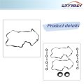 Valve Cover Gasket Set And Spark Plug Seals For Cayene 4 5l V8 2003 2006 Replacement 94810593103 94810593205 94810593300